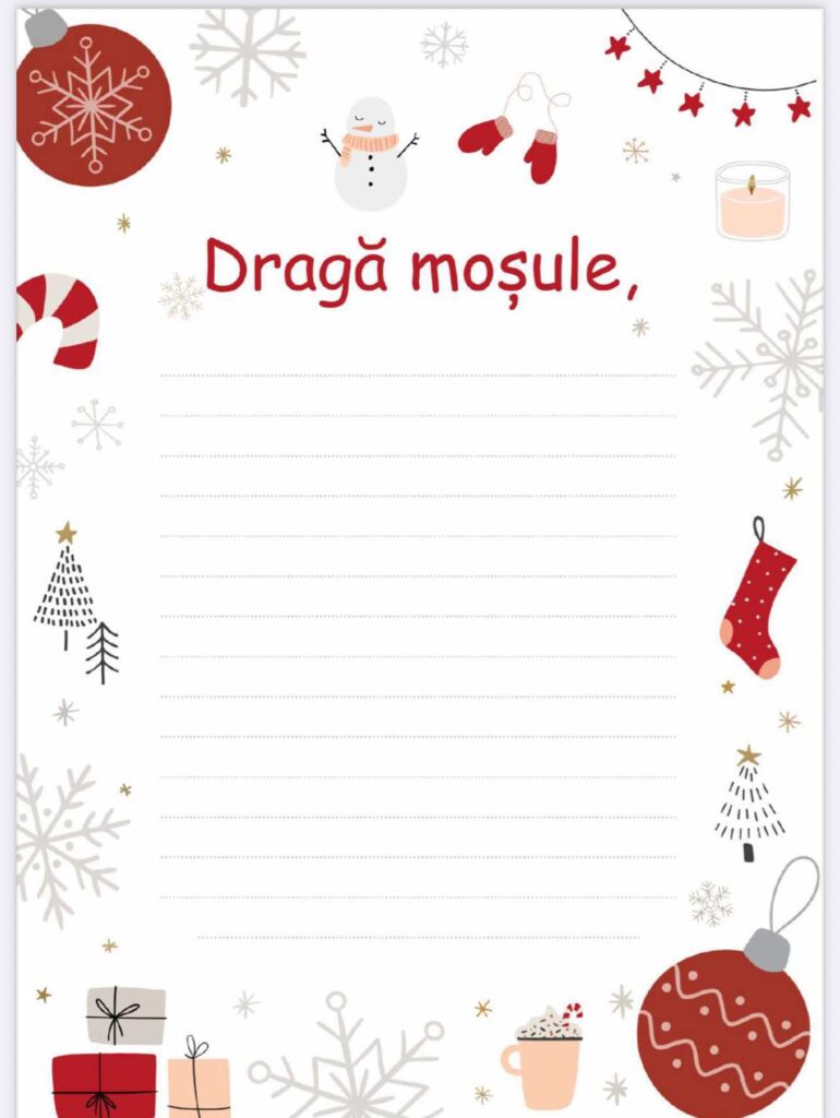 Ziua 5 – Scrisoare pentru moșul